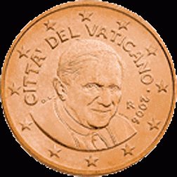 5 Cent UNC Vaticaan